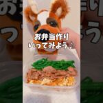 【お弁当】鹿ちゃんが作るめちゃくちゃ簡単な3色丼！味付けは麺つゆとお砂糖だけ！#shorts #お弁当 #お弁当作り #丼 #自炊 #かんたんレシピ #￼鹿