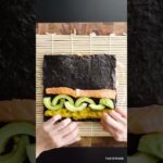 【和風なのにしっかりハロウィン】ハロウィンデコ巻き寿司🎃 #shorts #ハロウィンレシピ