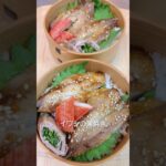 【弁当作り】#shorts　#イワシの蒲焼きお弁当　#旦那リクエスト弁当　#お魚弁当レシピ