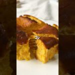 ＼生クリーム使わない／🎃かぼちゃバスクチーズケーキ🧀#低糖質スイーツレシピ#ダイエットスイーツレシピ#ヘルシースイーツ#かぼちゃ#チーズケーキ#かぼちゃチーズケーキ#バスクチーズケーキ