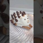 ハリネズミケーキ作ってみた。#shorts #簡単レシピ #簡単スイーツ #ハリのある生活 #たけのこの里