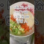 今夜の晩ごはん😆#給料日前#節約#健康#レシピ#豆腐ハンバーグ#野菜#ひき肉#にんじん#キャベツ