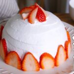 【材料4つ】卵、バターなし!いちごのズコットケーキ作り方! / 【syun cooking】