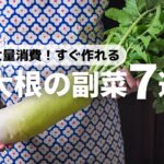 【大根の簡単レシピ】大量消費！パパッと作れる副菜レシピ7選