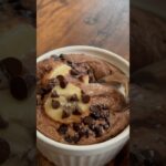 チョコとバナナの半熟ベイクドオーツ。#ダイエット #簡単レシピ #ヘルシースイーツ #朝ごはん #メリークリスマス #christmas #ダイエットスイーツ #shorts #vlog #ヘルシー