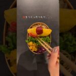 オムライス弁当#shorts #お弁当レシピ #おにぎり #お弁当 #お弁当動画 #料理 #毎日弁当 #簡単レシピ #お弁当箱 #ランチ #旦那弁当 #オムライス