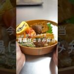 彼氏に作るお弁当【厚揚げのはさみ焼き弁当】 #お弁当 #料理 #簡単レシピ #節約 #同棲 #shorts