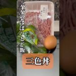 【パパのぱぱっとご飯】三食丼 #簡単レシピ #shorts #foodshorts #丼