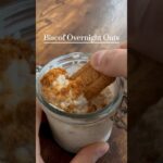 ビスコフオーバーナイトオーツ🍪 #ダイエット #簡単レシピ #ヘルシースイーツ #オートミール #オートミールレシピ #オーバーナイトオーツ #shorts #recipe #healthy