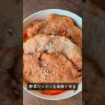 【野菜たっぷり生姜焼き弁当】 #お弁当 #旦那さん弁当 #簡単レシピ