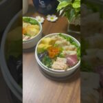 たんぱく質が摂れる【夫婦ダイエット弁当】【ミックスナゲット】 #お弁当 #ダイエット #簡単レシピ