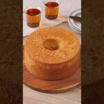 塩バニラシフォン | Salted vanilla chiffon #おうちスイーツ#簡単レシピ #シフォンケーキ #塩バニラ