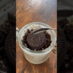 オレオレオーバーナイトオーツ⚫️⚪️ #ダイエット #簡単レシピ #ヘルシースイーツ #オートミール #オートミールダイエット #オーバーナイトオーツ #shorts #healthy #food