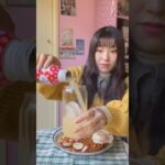 プルダック炒め麺と餅ピザの組み合わせ最高😚 #プルダックポックンミョン #韓国ラーメン #餅レシピ