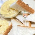 簡単カスタードクリームの作り方／牛乳たまごレシピ／食パン／トースト／おやつレシピ302