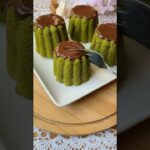 チョコがけ抹茶ケーキ🤎#shorts #簡単おやつ #簡単スイーツ #おやつレシピ #レンジで簡単 #レシピ #チョコレート