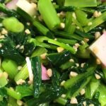 小松菜納豆、納豆は苦手、でもこれは大好き副菜におつまみに😃