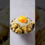 茎わさびタルタル唐揚げ丼風【すぐできる！すぐに美味しい！簡単和食の朝ご飯レシピ】今日のお茶碗朝ごはん