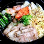 簡単でものすごく美味しい塩味の煮込みラーメンの作り方【生麺レシピ】