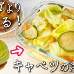 【キャベツ 浅漬け】準備5分で超簡単！ダイエット も野菜不足もこれで全部解決☆ キャベツ1玉の 保存方法や簡単アレンジレシピも紹介☆ キャベツ 大量消費・キャベツナムル