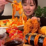 【ご報告】韓国料理/Korean food[EatingSounds モッパン 咀嚼音 먹방]