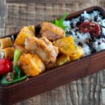 【お弁当作り】新じゃが見つけたらコレ作って‼新じゃがと鶏もも肉のオーロラソース炒め弁当bento#947