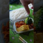 お弁当 lunch box #cooking #food #rice #料理 #簡単レシピ #anime #easy #meal #natto #japanesefood