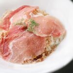 軽井沢ごはん「生ハムおかか丼」。軽井沢で作る時短で美味しいレシピをご紹介！リピート間違いなしです。