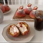 【春スイーツ】苺のクッキーシューレシピ🍓