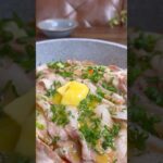 【野菜をたっぷり食べよう💕】10分でキャベツと豚バラのブライパン蒸し焼き🍳