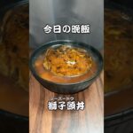 巨大肉団子、獅子頭(シーズートウ)丼 #料理 #レシピ #サラリーマン飯 #shorts