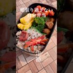 節約【簡単お弁当作り】『定番弁当』　#shorts  #お弁当  #簡単レシピ  #冷凍卵焼き　#ミートボール　#赤いウィンナー　 #簡単レシピ　#弁当箱  #自炊  #毎日弁当