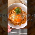 お皿ひとつでできる絶品ズボラ飯！ヤンニョムチーズうどん