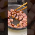 【簡単！】子供も完食間違いなし！ベーコン丼！