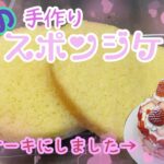 【基本の簡単】スポンジケーキ【オマケ】イチゴのショートケーキ【レシピ】