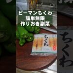 無限ピーマン ちくわの簡単おつまみ作り置き常備菜レシピ