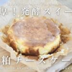 【腸活】酒粕を使ったチーズケーキの作り方｜発酵スイーツ｜レシピ