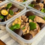【1食140円】旬の夏野菜を食べるならこれ！【豚の甘辛味噌炒め】平日5日分の弁当を作り置き冷凍