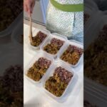 ナス、トマト、オクラの夏野菜たっぷりヘルシーカレー冷凍弁当を5日分まとめて作り置き。#shorts #冷凍弁当 #冷凍ストック#夏野菜レシピ