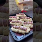 朝ごはんにお弁当にピッタリ!!大人気「アスパラベーコンパン」#shorts