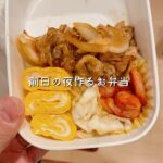 前日の夜作るお弁当🍱