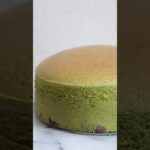 お抹茶スフレチーズケーキの作り方🍰#スイーツ #スフレチーズケーキ #お菓子づくり