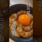生エビ丼　エビ味噌汁　#おつまみ料理 #おつまみレシピ #簡単料理 #簡単レシピ #海老　#エビ味噌　#海老料理