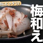【玉ねぎレシピ】疲労回復にはコレ!さっぱり美味しいから暑い日にぴったり◎常備菜にも持って来いな玉ねぎの梅和え【今日のあと一品】【副菜レシピ】