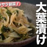 【玉ねぎレシピ】血液サラサラ健康副菜◎生食なのにしんなり食べやすい♪玉ねぎ消費や作り置きにぴったり!玉ねぎの大葉漬け【今日のあと一品】【副菜レシピ】