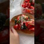 トマトの塩麹ナムル #簡単レシピ #簡単美味しい #野菜レシピ #お酢 #作り置き #作り置きレシピ #副菜レシピ