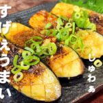 すげぇうまい茄子のガリバタステーキ！簡単やみつきおつまみ 副菜 主菜 無限なす ナスレシピ
