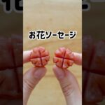 【お花ソーセージ】このひと手間でめちゃくちゃかわいい💕 #つやこママ #簡単レシピ #お弁当おかず #お弁当作り #お弁当 #飾り切り