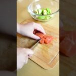 絶品！ごま油香る！サーモンユッケ丼 #簡単レシピ #1分クッキング #料理 #サーモン