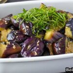 ナスの煮浸しの作り方｜揚げずに簡単！大さじ1の油でOK！ジュワ〜っと染み旨！副菜に困った時にオススメ！作り置きにも！How to make Boiled Eggplant【TikTok理研究家ゆかり】